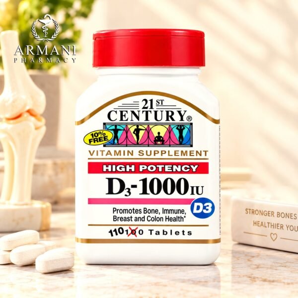 21st Century Vitamin D 1000 IU Tablets – 110 Tablets