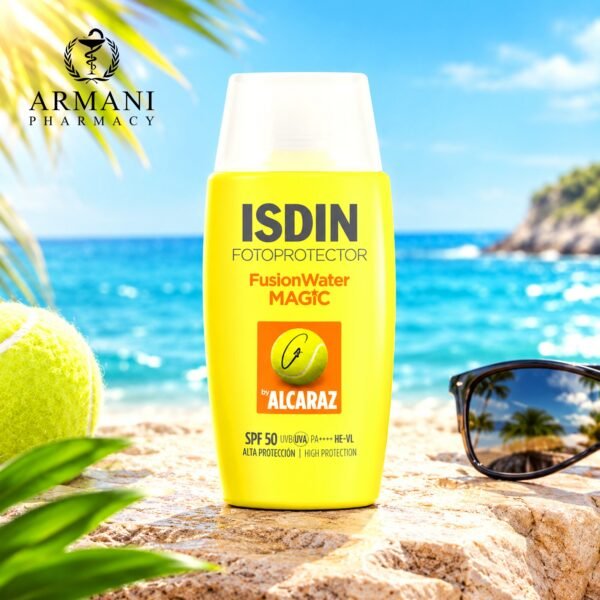 ISDIN FOTO ALCARAZ FUSION WATER MAGIC 50ML 2 ISDIN FotoUltra Fusion Water MAGIC SPF 50 50ml