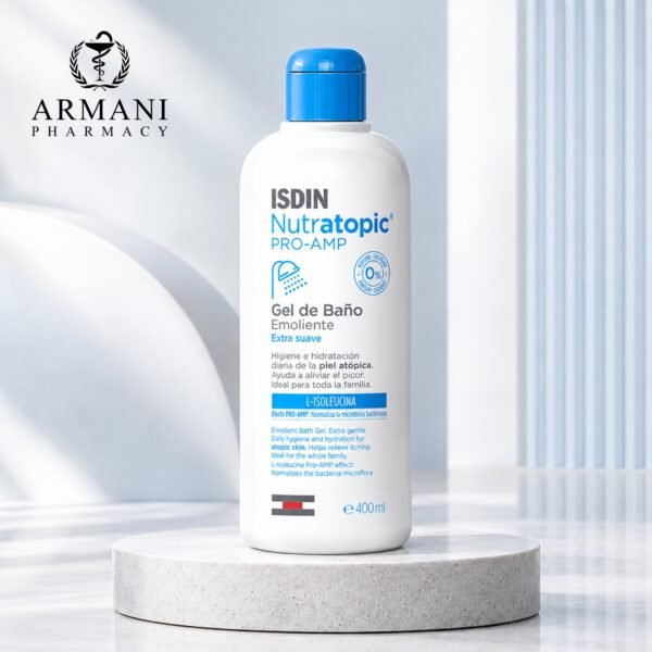 ISDIN NUTRA PRO-AMP BATH GEL 400ML 2 ISDIN Nutratopic Pro-AMP Bath Gel 400ml