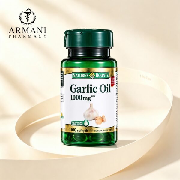 NB GARLIC OIL 1000MG SG 100S 1 Nature’s Bounty Garlic Oil 1000 mg Softgels – 100 Softgels